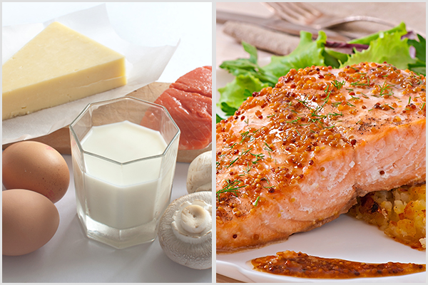 consume vitamin D rich foods and salmon to manage hypothyroidism
