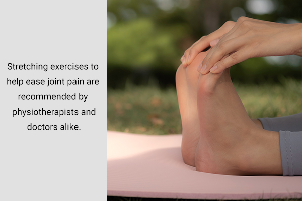 performing simple stretching exercises can help relieve sore big toe pain