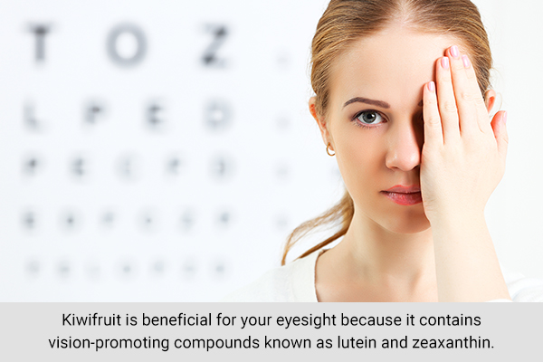consuming kiwifruit can be beneficial for your eyesight and vision