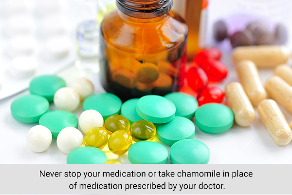 precautions to consider prior using chamomile