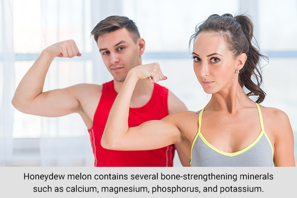 honeydew lemon consumption can help strengthen bones and teeth