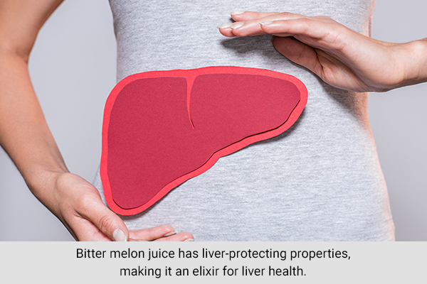 bitter melon juice has liver-protecting properties