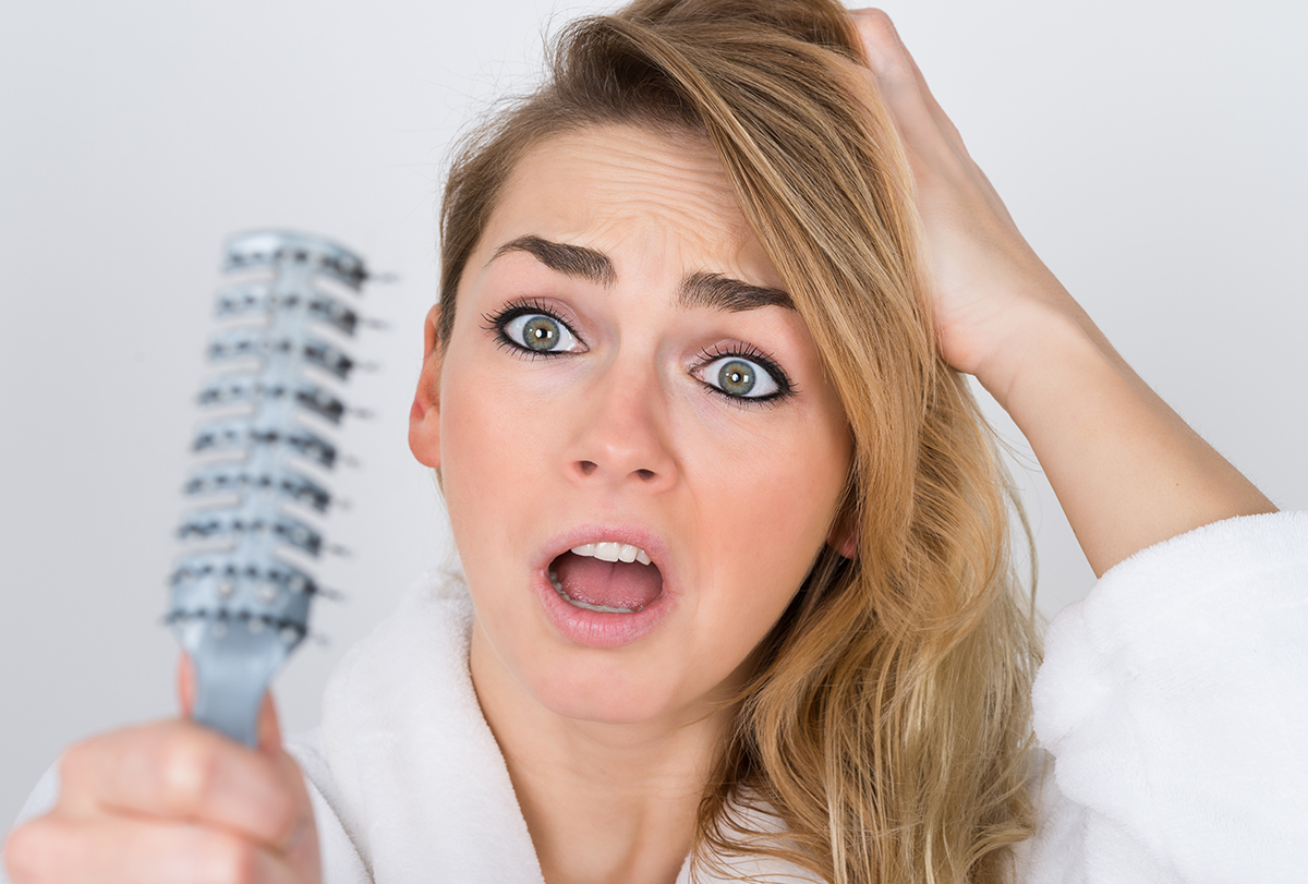 how much hair loss is normal in winter?