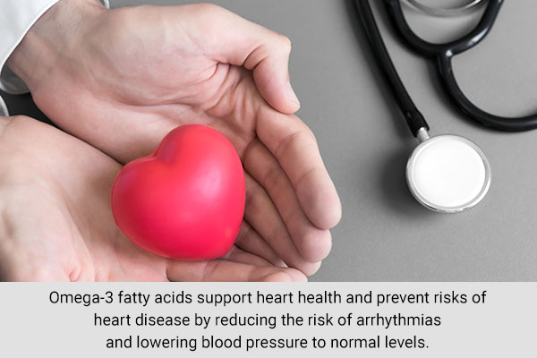 omega 3 fatty acids can help support heart health