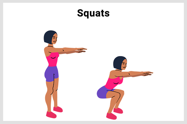 perform squats if you want wider hips and bigger butt