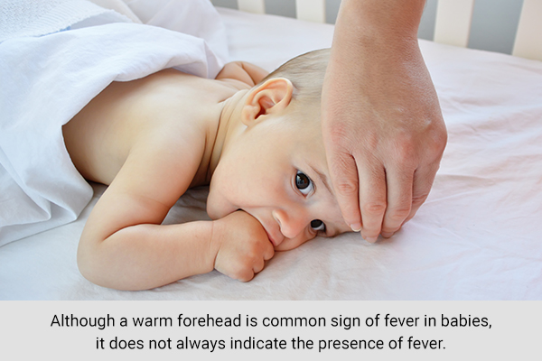 signs and symptoms indicative of fever in babies