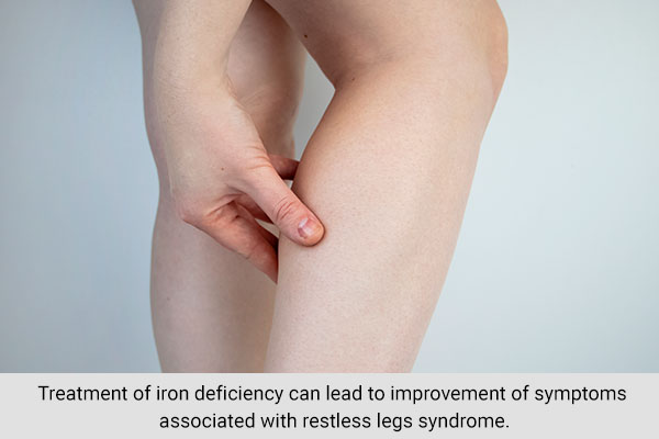 unpleasant sensation in legs/feet can be sign of iron deficiency