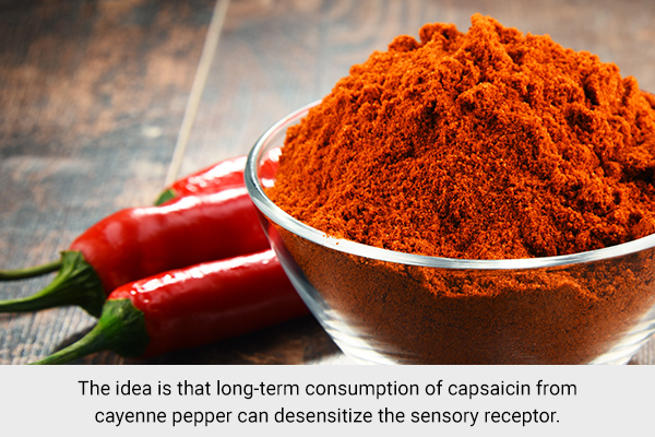 how can cayenne pepper be used to treat acidity?