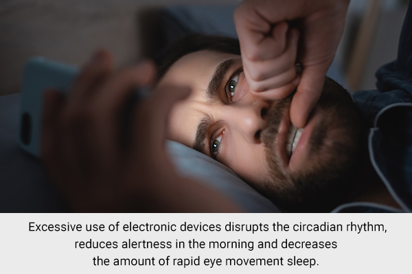 excessive usage of electronic gadgets is harmful to your health