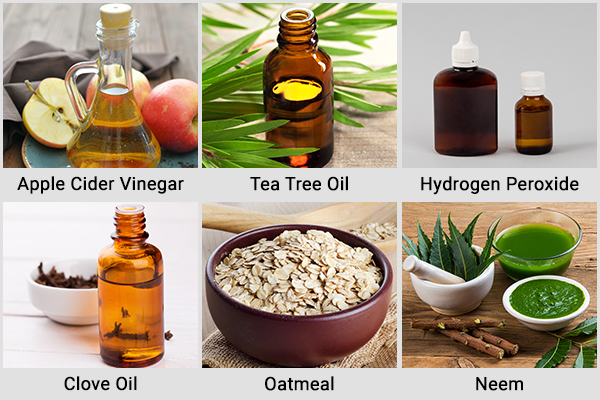 home remedies for molluscum contagiosum like apple cider vinegar, tea tree oil, etc.