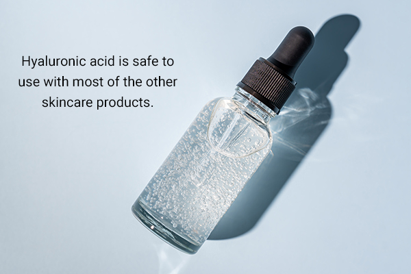 is hyaluronic acid safe to use with other products?
