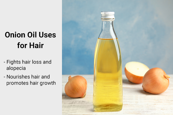 hair care uses of onion oil