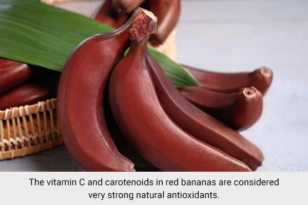 using red banana can help reduce skin damage