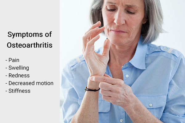 signs and symptoms of osteoarthritis in the hands