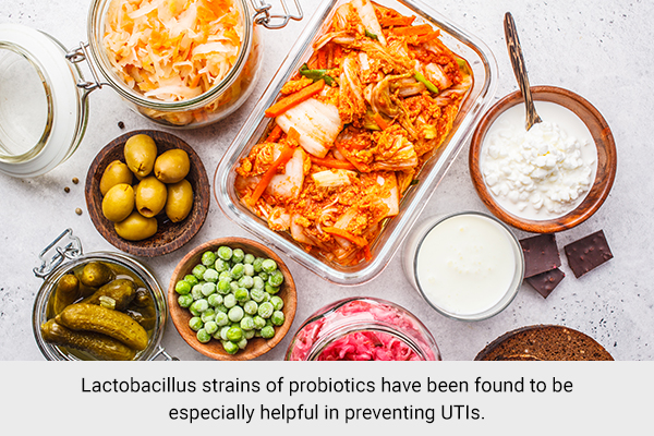 taking probiotics has been found beneficial to bladder health