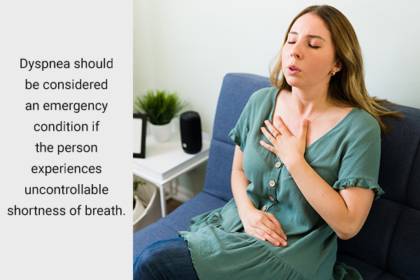 when can dyspnea prove to be an emergency condition?