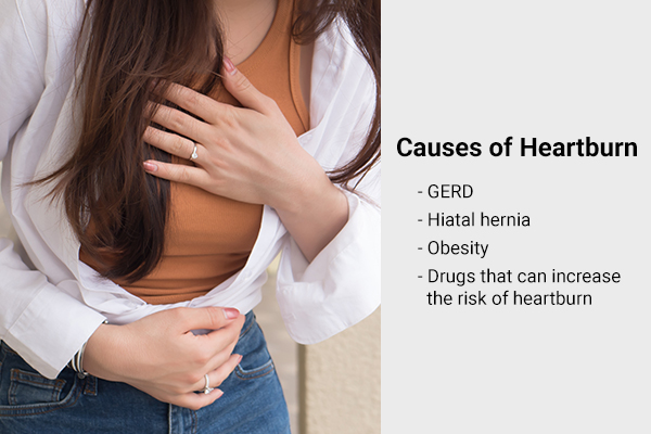 causes that may lead to heartburn