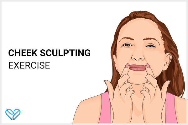 cheek sculpting exercise to lose facial fat