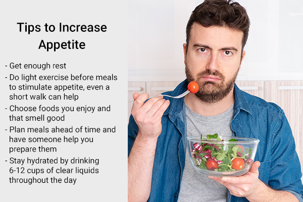 tips to increase your appetite