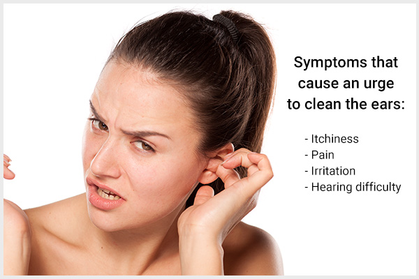 why do you have an urge to clean your ears?