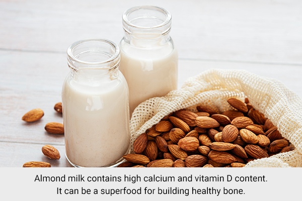 almond milk: nutritive value and health impact