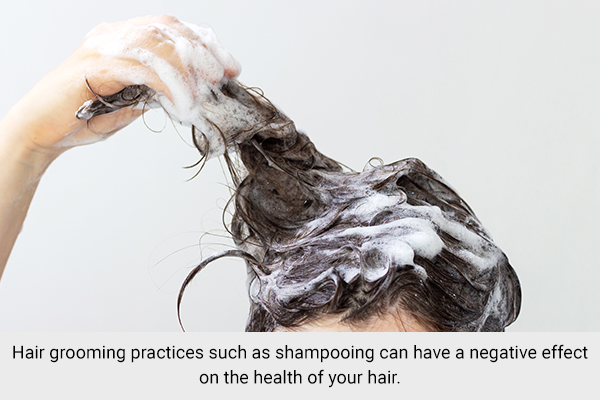 how coconut oil and mustard oil help resolve hair damage from grooming practices?