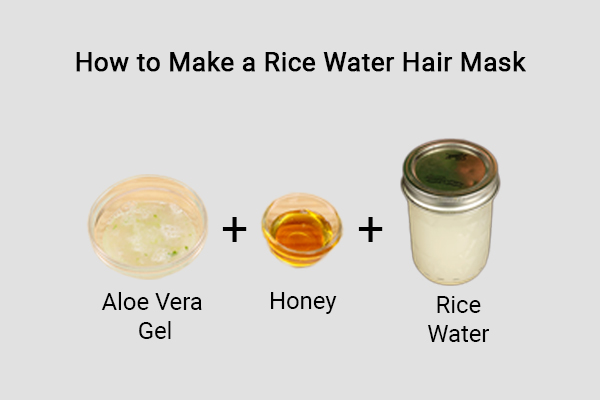 how to make a rice water hair mask to tackle dry hair?