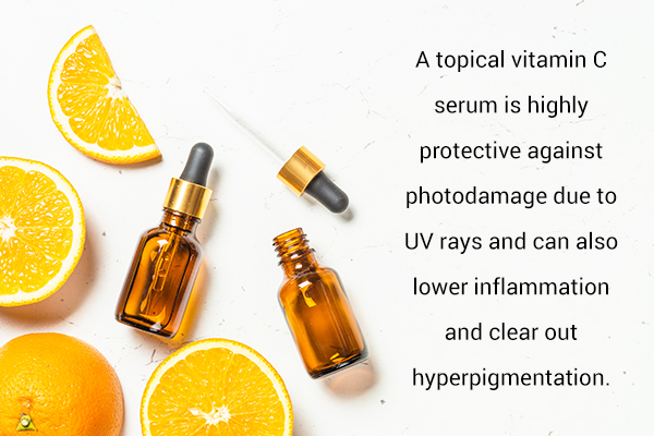 is using vitamin C serum topically good for the skin?