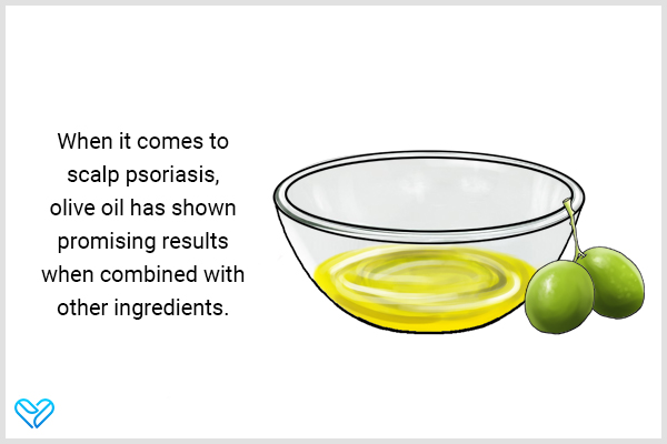 olive oil to help deal with scalp psoriasis